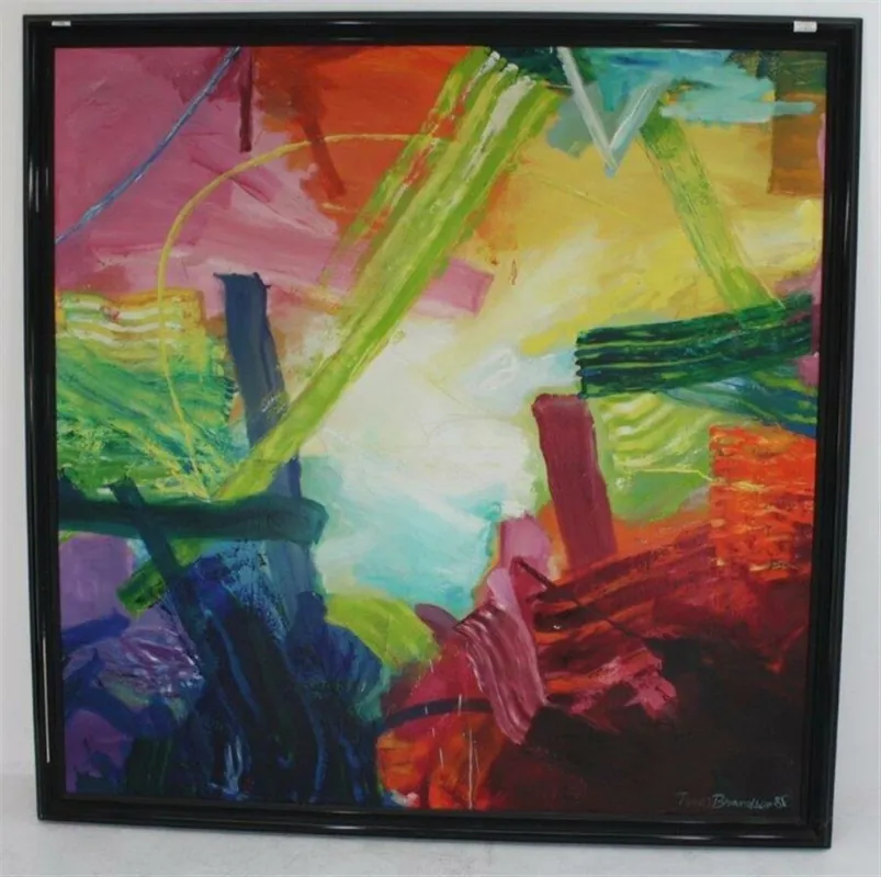 Handgeschilderd acrylverf Frans Brandsen Meest Verkocht