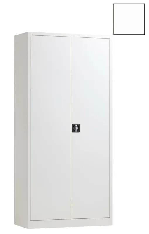 Korting Draaideurkast Basic Wit hoogglans 180x80 cm (hxb)