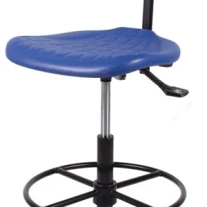 Werkstoel model TEZ267 met glijdoppen en voetring Weekendaanbieding