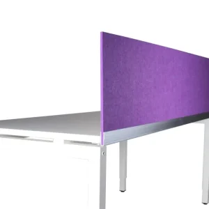Betrouwbaar Akopanel Bureauscherm 120x40cm (bxh) paars