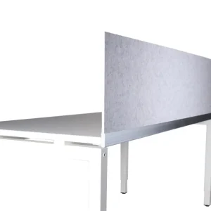 Actieprijs Akopanel Bureauscherm 200x40 cm (bxh) zilvergrijs