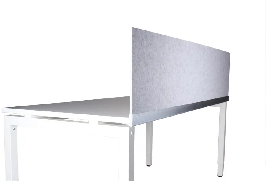 Actieprijs Akopanel Bureauscherm 200x40 cm (bxh) zilvergrijs
