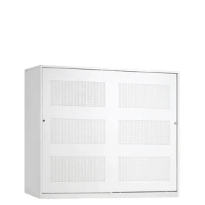 Akoestische schuifdeurkast DSDA 160x160 cm (hxbxd) wit Koop Online
