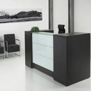 Receptiebalie - opstelling CEO 188cm breed donker eiken Gratis Retour