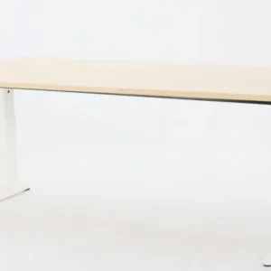 Bestel Nu Bureau Ahrend Essa wit 160x80cm, werkblad ahorn