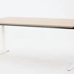Koop Vandaag Bureau Ahrend Essa wit 160x80cm, werkblad kersen havanna