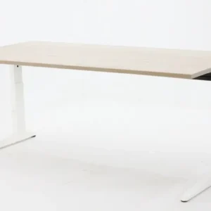 Bureau Ahrend Essa wit 160x80cm, werkblad robson eiken Laatste Kans