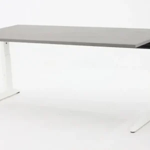 Alleen Vandaag Bureau Ahrend Essa wit 160x80cm, werkblad logan eiken