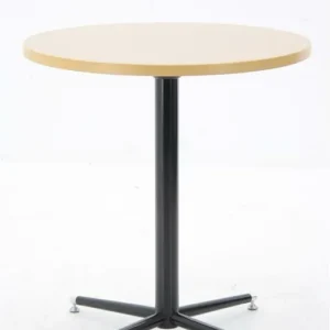 Bijzettafel rond diam. 70cm - donker beuken - zwart Betaalbaar