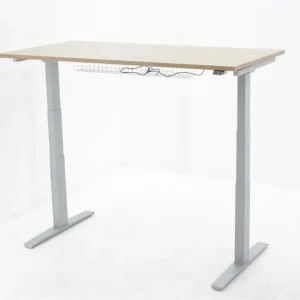 Zit-/sta bureau elektrisch 160x80cm (bxd) - ex verhuur, kersen havanna, zeer compleet Merkproduct