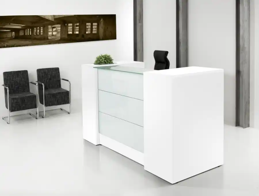 Receptiebalie - opstelling CEO 188cm breed wit Op = Op