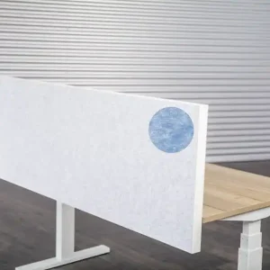 Aanbieding Akopanel voorzetscherm Lichtblauw 200x59cm 48mm dik APT-klem Alu ABS rand