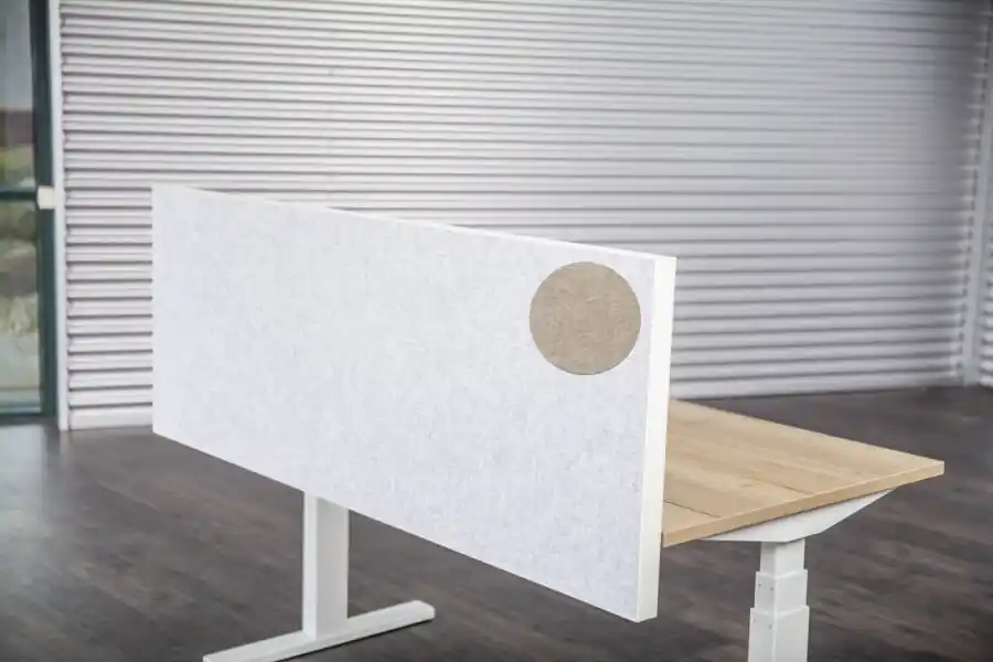 Aanbieding Akopanel voorzetscherm Beige 160x59cm 48mm dik APT-klem Alu ABS rand
