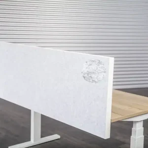Weekendaanbieding Akopanel voorzetscherm Zilvergrijs 140x59cm 48mm dik APT-klem Alu ABS rand