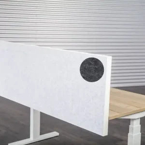 Akopanel voorzetscherm Antraciet 140x59cm 48mm dik APT-klem Alu ABS rand Premium