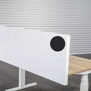 Akopanel voorzetscherm Zwart 140x59cm 48mm dik APT-klem Alu ABS rand Weekendaanbieding