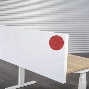 Gereduceerde Prijs Akopanel voorzetscherm Rood 140x59cm 48mm dik APT-klem Alu ABS rand