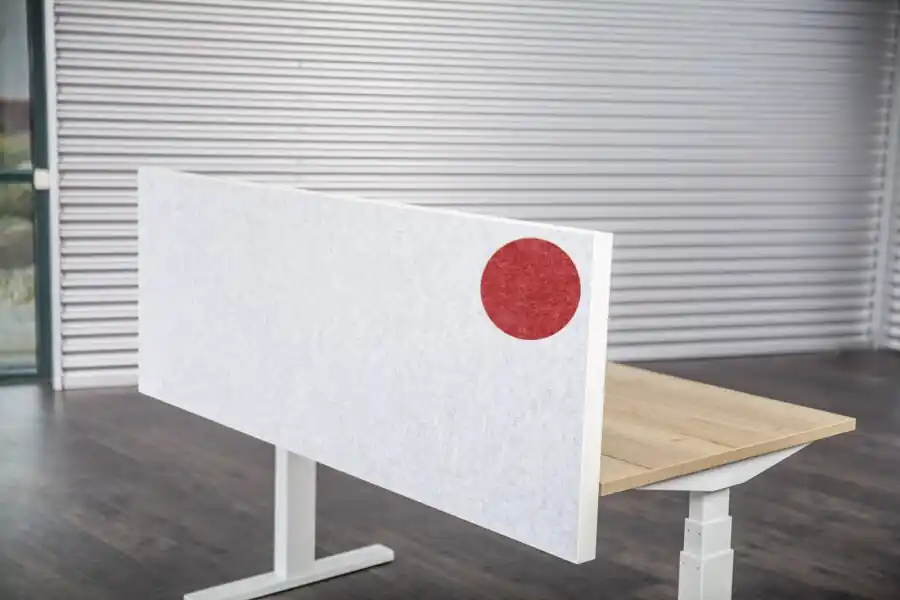 Gereduceerde Prijs Akopanel voorzetscherm Rood 140x59cm 48mm dik APT-klem Alu ABS rand
