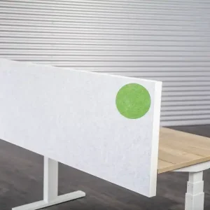 Akopanel voorzetscherm Appelgroen 140x59cm 48mm dik APT-klem Alu ABS rand Snelle Levering