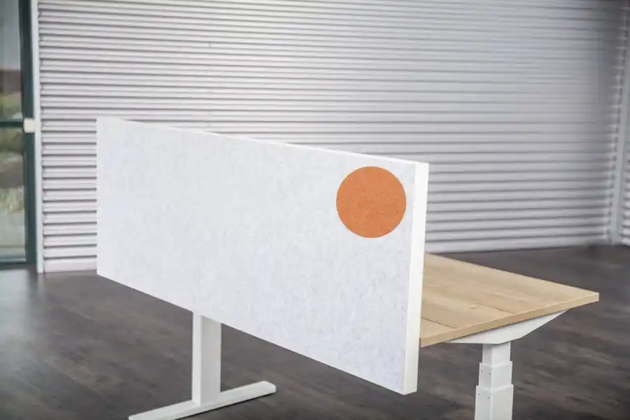 Actieprijs Akopanel voorzetscherm Oranje 140x59cm 48mm dik APT-klem Zwart ABS rand