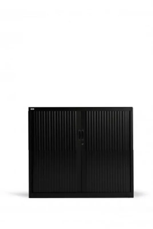 Aanbieding NG roldeurkast 74-800 RAL 9005 zwart exclusief legborden
