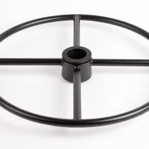 Zwarte voetring met een diameter van 50 cm Alleen Vandaag