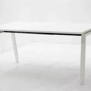 Actieprijs Bureau Air2, zwart A-poot, blad wit 200x100cm