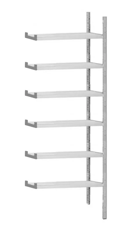 Aanbieding G3 Magazijn- archiefstelling aanbouw 250x55x100cm (hxbxd) 6 etages (380kg per etage)