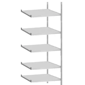 Actieprijs G3 Magazijn- archiefstelling aanbouw 200x100x80cm (hxbxd) 5 etages (400kg per etage)