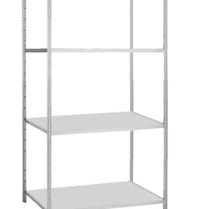 Aanbieding G3 Magazijn- archiefstelling basis 220x100x60cm (hxbxd) 4 etages (300kg per etage)