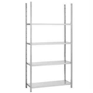 Aanbieding G3 Magazijn- archiefstelling basis 250x100x40cm (hxbxd) 4 etages (400kg per etage)