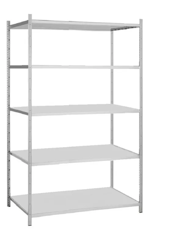 Aanbieding G3 Magazijn- archiefstelling basis 250x100x70cm (hxbxd) 5 etages (180kg per etage)