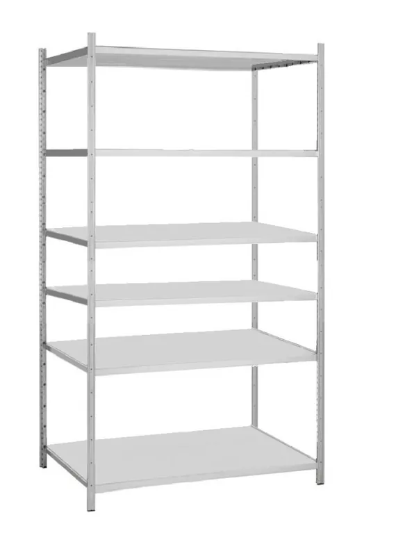 Aanbieding G3 Magazijn- archiefstelling basis 250x100x80cm (hxbxd) 6 etages (490kg per etage)