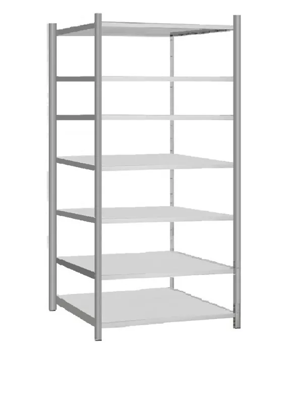 Weekendaanbieding G3 Magazijn- archiefstelling basis 250x100x60cm (hxbxd) 7 etages (300kg per etage)
