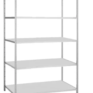 Weekendaanbieding G3 Magazijn- archiefstelling basis 220x115x60cm (hxbxd) 5 etages (140kg per etage)