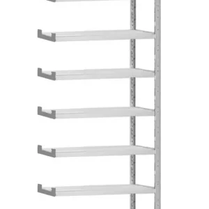 Weekendaanbieding G3 Magazijn- archiefstelling aanbouw 250x115x40cm (hxbxd) 7 etages (180kg per etage)