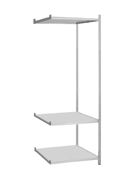 Aanbieding G3 Magazijn- archiefstelling aanbouw 250x130x60cm (hxbxd) 3 etages (100kg per etage)