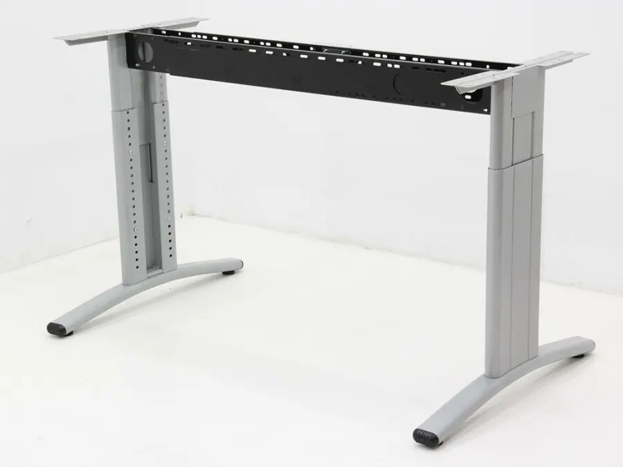 Actieprijs Bureauonderstel Entrada 110-150x70cm (bxd) - t-poot grijs, hoogte instelbaar