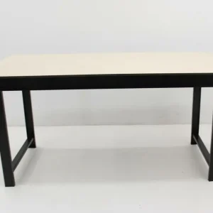 Werktafel inpaktafel 180x90cm (bxd) - werkblad ahorn, onderstel h-poot zwart Seizoensaanbieding