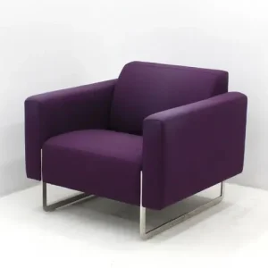 Fauteuil Artifort Mare - nieuw te stofferen in Nordwool - ringpoot chroom Op = Op