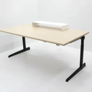 Actieprijs Monitor verhoger - wit - metaal - 11x85x25cm(hxbxd)