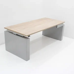 Aanbieding Zit sta bureau - blad robson eiken