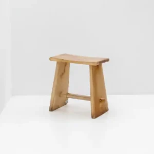 Bijzettafel/ kruk; hout Korting