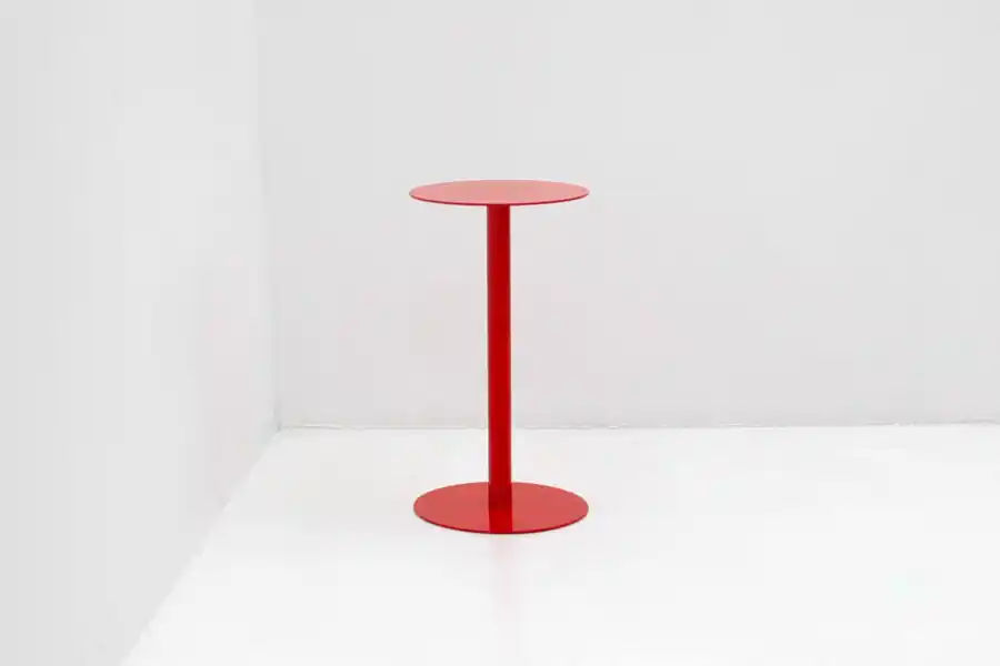 Bijzettafel; rood Weekendaanbieding