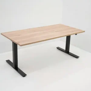 Zit-sta bureau - Markant - Werkblad Honey Castello Oak Exclusieve Aanbieding