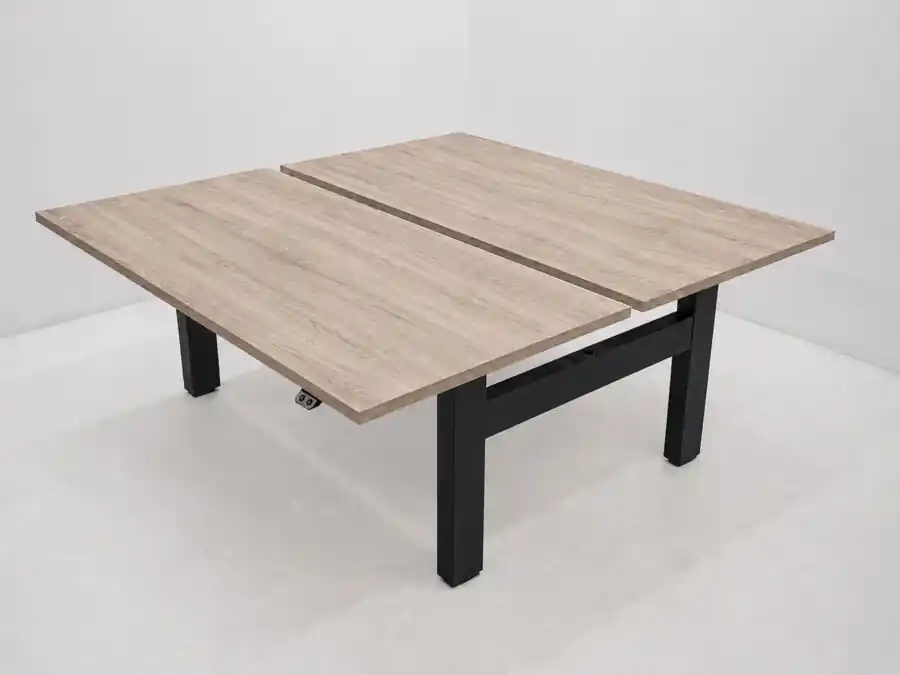 Zit-sta bureau - Markant duo - Werkblad Robson eiken Express Levering
