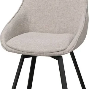 Nieuw Rowico Home Alison Draaibare Eetkamerstoel Beige Stof