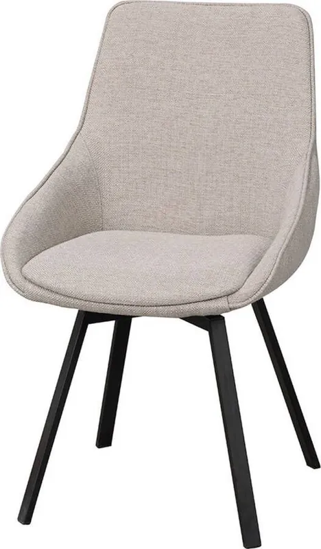 Nieuw Rowico Home Alison Draaibare Eetkamerstoel Beige Stof