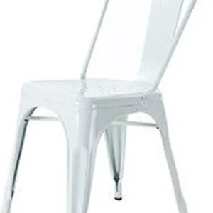 Aanbieding Legend Gewoonstijl Retro Café Eetkamerstoel Wit