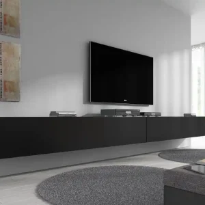 Aanbieding Meubella TV-Meubel Flame Mat Zwart 320 cm